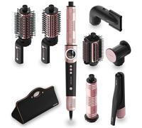 Cecotec Brosse Soufflante Coiffeuse Multifonction avec 8 Accessoires AirGlisse 8in1 Black. 1400W, 110000rpm, Plaques Chauffantes, Fonction Rotative, Fonction Plasma, Accessoires avec Technologie PTC