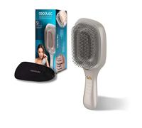 Cecotec Brosse Soufflante HairCare Revitalize Champagne. Chauffante Brosse Coiffante avec 5 technologies, massage par vibration et lumière LED pour des cheveux sains et revitalisés.