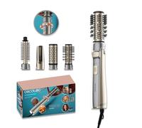 Cecotec Brosse Soufflante Rotative CeramicCare 5en1 AirBrush Gyro Elite. 1100W, Fonction Ionique, 5 Embouts, Fonction Rotative Bidirectionnelle, Revêtement Céramique, 3 Modes de Température