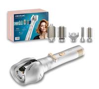 Cecotec Brosse Soufflante Rotative CeramicCare 6in1 Gyro. Sèche cheveux 1100W, Gyroscope Rotatif, 6 Têtes Interchangeables, Tête De Bouclage, Câble Rotatif 360°, Revêtement Céramique Anti-Frisottis