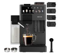 Cecotec Cafetière à Capsules Freestyle Grind & Latte. 1400W, 20 Bars, Multi-capsules, Café en Grains 40g, Moulin Conique, Réservoir d'Eau 1,6L, 300ml Lait, Thermoblock, Écran Tactile, Nettoyage Auto
