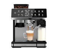 Cecotec Cafetière Express Barista Power Espresso 20 Barista Grind & Latte. 1350W, 20 Bars, Moulin Conique, 2,6L Réservoir d'Eau, 100g Café et 500 ml Lait, Écran Tactile, Autonettoyant, Personnalisable