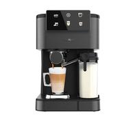 Cecotec Cafetière Express Semi-automatique Power Espresso ColdBrew Latte Oscuro. 1350W, 20 Bars, Froid, Tiède ou Chaud, Écran Tactile, Réservoir d'Eau de 1.5L, Réservoir de Lait de 500ml, Double Bras