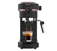 Cecotec Cafetera Express Cafelizzia 890 Rose Pro. Espressos y Cappuccino, 1350 W, Thermoblock, 20 Bares, Manmetro, 1,2 L