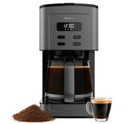 Cecotec Cafetière filtre numérique Coffee 66 Time – 12 tasses, programmable, 800W, inox, carafe 1,3L
