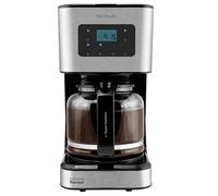 Cecotec Cafetière Filtre Numérique 12 Tasses Coffee 66 Smart Aroma. 950W, Chauffage Rapide et Fonction Réchauffage, Carafe en Verre 1,5L, Finition Acier Inoxydable et Intensificateur d'Arôme