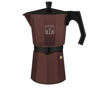 Cecotec Cafetière Italienne MokClassic. Aluminium fondu de Haute qualité, Convient pour cuisinières à gaz, électriques ou vitrocéramiques (Garnet, MokClassic 900)