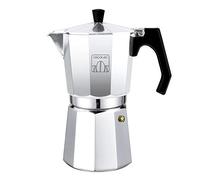 Cecotec Cafetière Italienne MokClassic. Aluminium fondu de Haute qualité, Convient pour cuisinières à gaz, électriques ou vitrocéramiques (Shiny, MokClassic1200)