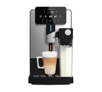 Cecotec Cafetière Superautomatique Cremmaet Latte. 19 Bars, Thermoblock, 6 Boissons, Vaporisateur, 5 Niveaux de Mouture, Réservoir de Grains 150g, Lait 400ml et Eau 1,1L, Nettoyage Auto, Écran Tactile