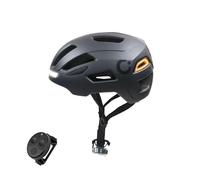 Cecotec Casque Urbain pour Vélo et Trottinette Ajustable BrainGuard Flash. Clignotants et Lumière Arrière Bluetooth, Lumière Frontale, Léger, Charge via USB-C, Ventilation Optimisée, Gris, Taille S-M.