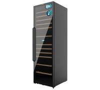 Cecotec Cave à Vin 176 Bouteilles Bolero GrandSommelier Duo 176000 Black. Température Duale, Protection UV, Alarme Température, Filtre Charbon, Porte Réversible, LED, Compresseur Efficace