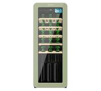 Cecotec Cave a Vin 24 Bouteilles Bolero GrandSommelier Origin 24 Hit Green. Cave à vin rétro, vert, 24 bouteilles, NoFrost, 5-20 ºC, LED, ventilation assistée