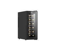 Cecotec Cave a vin Bolero GrandSommelier 1250 CoolCrystal. Cave à vin 12 Bouteilles avec refroidissement thermoélectrique et lumière LED à l'intérieur pour une meilleure conservation.