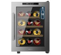 Cave à vin - CECOTEC - Bolero GrandSommelier 1255 CoolWood E - 12 bouteilles - Thermoélectrique - Écran tactile