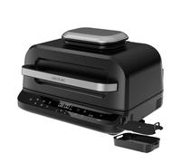 Cecotec Friteuse à Air Grill sans Huile de 6 L Cecofry FireDome 6000. 2400 W, 6 Modes de Cuisson et 4 Niveaux Grill, Thermostat Réglable, Comprend une Sonde de Température et des Accessoires