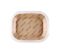 Cecotec Cecofry TwinBucket Accessoires pour friteuses à air chaud - Air Fryer - Lot d'accessoires en papier 150 papiers - Friteuse à air chaud pratique et compatible - Double capacité 4,5 l