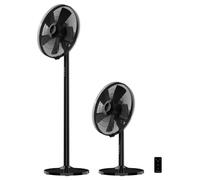 Cecotec Ventilateur sur pied et de bureau EnergySilence 555 2in1 Smart XL. 55 W, 16" de diamètre, 5 pales, moteur en cuivre, télécommande, 3 modes et 3 vitesses, minuterie 7 heures et oscillation