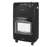 Cecotec Chauffage à Gaz Butane Pliable Ready Warm 4200 Slim Fold. 4200W, 3 Niveaux de Puissance, Triple Système de Sécurité, Bouteilles de Gaz jusqu'à 15Kg, 4 Roues