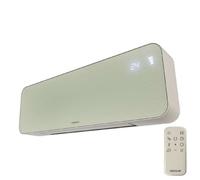 Cecotec Chauffage Céramique Mural ReadyWarm 3000 Textile. 2000W, 3 Modes, Oscillation, LED, Télécommande, Minuteur