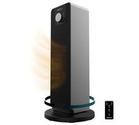 Cecotec Chauffage Céramique sur Pied ReadyWarm 2000 Max Ceramic Rotate, 2000 W, Oscillation jusqu’à 42º, Ceramic Technology intégrée, 3 Modes de Fonctionnement et Thermostat Réglable, Noir, 20m2