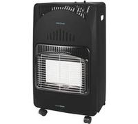 Cecotec Chauffage d’appoint au Gaz Pliable Ready Warm 4000 Slim Fold. Pliable, Céramique, 3 modes, Bouteille de gaz 10 kg Noir G