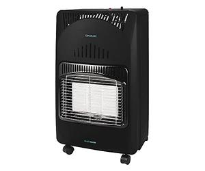 Cecotec Chauffage d’appoint au Gaz Pliable Ready Warm 4000 Slim Fold. Pliable, Céramique, 3 modes, Bouteille de gaz 10 kg, Triple système de Sécurité, 4 Roues Multidirectionnelles, 4200 W.