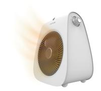 Cecotec Chauffage d'Appoint ReadyWarm 2000 Max Force Blanc, 2000 W, 2 Niveaux de Puissance, 3 Modes de Fonctionnement (Froid/Chaud/Très Chaud), Léger, Manuel, Silencieux, Sécurité Contre la Surchauffe