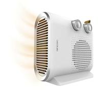 Cecotec Chauffage d'Appoint ReadyWarm 2050 Max Dual Blanc. 2000 W, 2 Niveaux de Puissance, 3 Modes de Fonctionnement