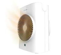 Cecotec Chauffage d'Appoint ReadyWarm 2070 Max Force Smart Blanc, 2000 W, 2 Niveaux de Puissance, 3 Modes de Fonctionnement, Léger, Écran LED, Télécommande, Silencieux, Arrêt Automatique