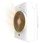 Cecotec Chauffage d'Appoint ReadyWarm 2070 Max Force Smart Blanc, 2000 W, 2 Niveaux de Puissance, 3 Modes de Fonctionnement