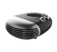 Cecotec Chauffage Électrique à Faible Consommation ReadyWarm 2000 Max Horizon Black, Ventilateur Chauffant de 2000 W, 3 Modes, Thermostat Réglable, Utilisation Facile, Zone de Couverture 20 m2, Noir
