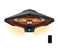 Cecotec Chauffage plafond ReadyWarm 2000 Power Ceiling - 2000W, 3 niveaux, IP34, télécommande, 10 m²
