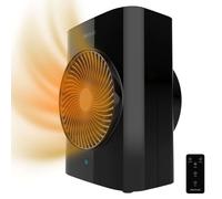 Cecotec Chauffage électrique ReadyWarm 2070 Max Force Smart Black, aérotherme 2000 W, 2 niveaux de puissance y 3 modes de fonctionnement de, avec écran LED et télécommande a, 20 m2