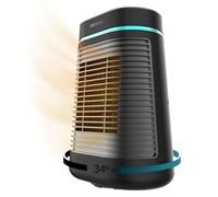 Cecotec Chauffage en céramique de table ReadyWarm 1550 Max Ceramic Rotate Smart. 1500 W, oscillation, écran numérique, thermostat réglable et 3 modes de fonctionnement.