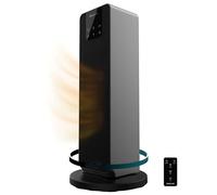 Cecotec Chauffage en Céramique sur Pied ReadyWarm 2000 Max Ceramic Rotate Smart, 2000 W, Écran Numérique, Commande Tactile et Télécommande, Oscillation, 3 Modes et Thermostat Réglable,