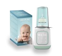 Cecotec Chauffe Biberon Nana BabyCare Single BottleWarmer. 4 Modes, Réchauffe En Moins De 10 Min, Design Compact, Sans BPA, Panier Intérieur, Écran Avec Température, Bip De Fin