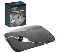 Cecotec Chauffe-Pieds Électrique HeatConfort FootWarmer Deluxe. Chauffe-pieds 55x45cm, 2 Espaces Séparés, Antidérapant, 6 Températures, 4 Niveaux de Minuterie, Contrôleur