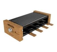 Cecotec Cheese & Grill 8200 - Raclette/grill - 1.2 kWatt - noir/bois