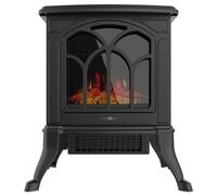 Cecotec Cheminée électrique ReadyWarm 1500 Flames – 1500W, 2 niveaux, thermostat réglable – Noir