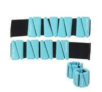 Cecotec Chevilles Lestées Drumfit AnkelBell Silicone 0,5 kg x2. Métal Recouvert de Silicone, Résistantes à l'eau et à la Transpiration, Ajustement Confortable pour la Force, Cardio et Tonification