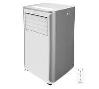 Cecotec Climatiseur Portable avec Télécommande ForceClima 9100 Soundless, 9000 BTU, Écran LED, 4 Modes, 2 Vitesses, Technologie Soundless, Couverture jusqu’à 25m2, Kit d’installation fenêtre inclus