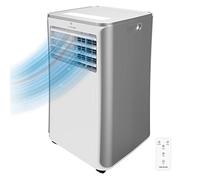 Cecotec Climatiseur Portable avec Télécommande ForceClima 9100 Soundless, 9000 BTU, Écran LED, 4 Modes, 2 Vitesses, Technologie Soundless, Couverture jusqu’à 25m2, Kit d’installation fenêtre inclus