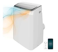 Cecotec Climatiseur Portable Force Clima 14750 Cold&Warm Connected. Télécommande, Wifi et Pompe à Chaleur, 14000 BTU, Écran LED, 5 Modes, 28 m2, Couverture