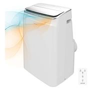 Cecotec Climatiseur Portable ForceClima 12600 Soundless Heating. Télécommande et pompe à chaleur, 12000 BTU, écran LED, 5 modes, déshumidification, couverture 26 m2