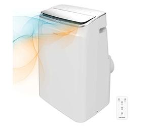 Cecotec Climatiseur Portable ForceClima 12600 Soundless Heating. Télécommande et pompe à chaleur, 12000 BTU, écran LED, 5 modes, déshumidification, couverture 26 m2