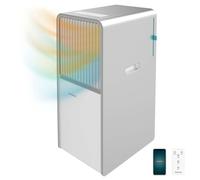 Cecotec Climatiseur Portable ForceClima 12850 Style Heating Connected. 12000 BTU, Surface de 23 m², Télécommande, 5 Modes et 2 Vitesses, Minuterie, Roues Multidirectionnelles 360º