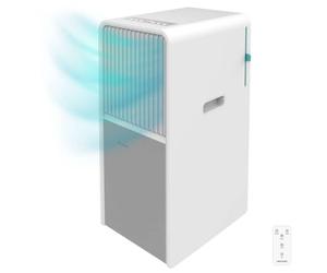 Cecotec Climatiseur Portable ForceClima 9150 Style. 9000 BTU, Surface de 16 m², Écran LED, 4 Modes et 2 Vitesses, Minuterie, Roues Multidirectionnelles 360º