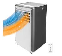 Cecotec Climatiseur Portable ForceClima 9400 Soundless Heating. Télécommande et pompe à chaleur de chauffage9000 BTU, Affichage LED, 5 Modes, Déshumidification, Couverture 20 m2