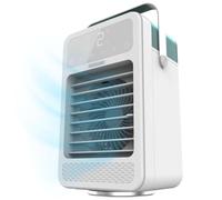 Cecotec Climatiseur Portatif EnergySilence 600 DeskChill Rotate, Capacité de 500 ml, Contrôle Tactile, 4 Vitesses, Oscillation à 70°, Minuterie et AutoOff, Éclairage LED