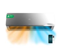 Cecotec Climatiseur Split AirClima 12000 Wind Connected A+++ Inverter, 12 000 BTU, Efficacité A+++, Wi-Fi App, Pompe à chaleur